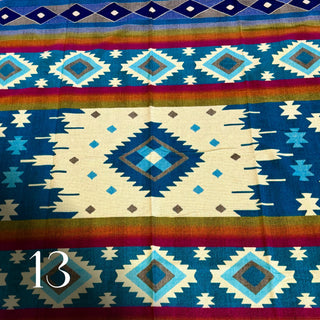 Handgewebte Alpakahaar Decke ca. 2m x 2m