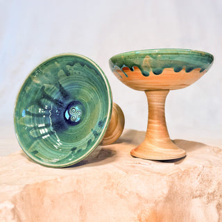 Räucherkelch mit Farbverlauf aus  zweierlei Ton