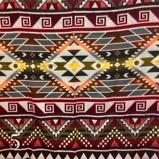 Handgewebte Alpakahaar Decke ca. 2m x 2m