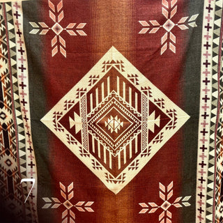 Handgewebte Alpakahaar Decke ca. 2m x 2m