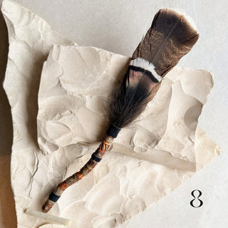 Wild-Truthhahn Räucherfeder