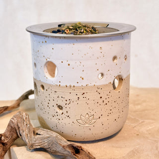 Räucherstövchen Lotus - handgefertigt